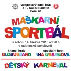 Maškarní sportbál a dětský karneval